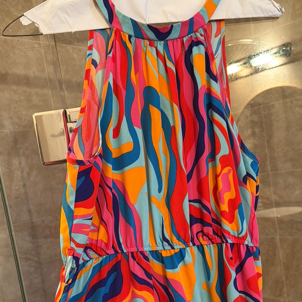 Vibrant Multicolor Maxi Dress